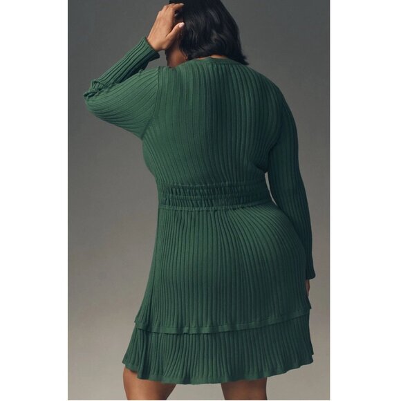 Anthropologie The Somerset Mini Dress Sweater Edition 1X Plus - Picture 2 of 16